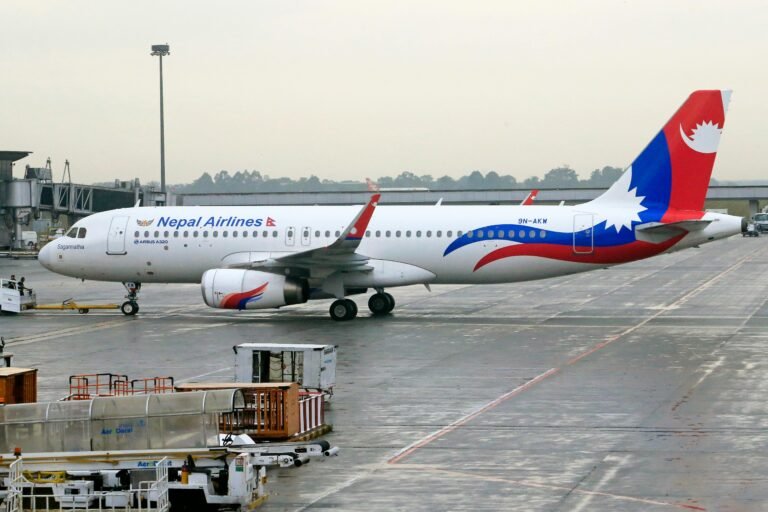 Tribhuvan International Airport Kathmandu — where EBC trekkers obtain their Nepal visa on arrival