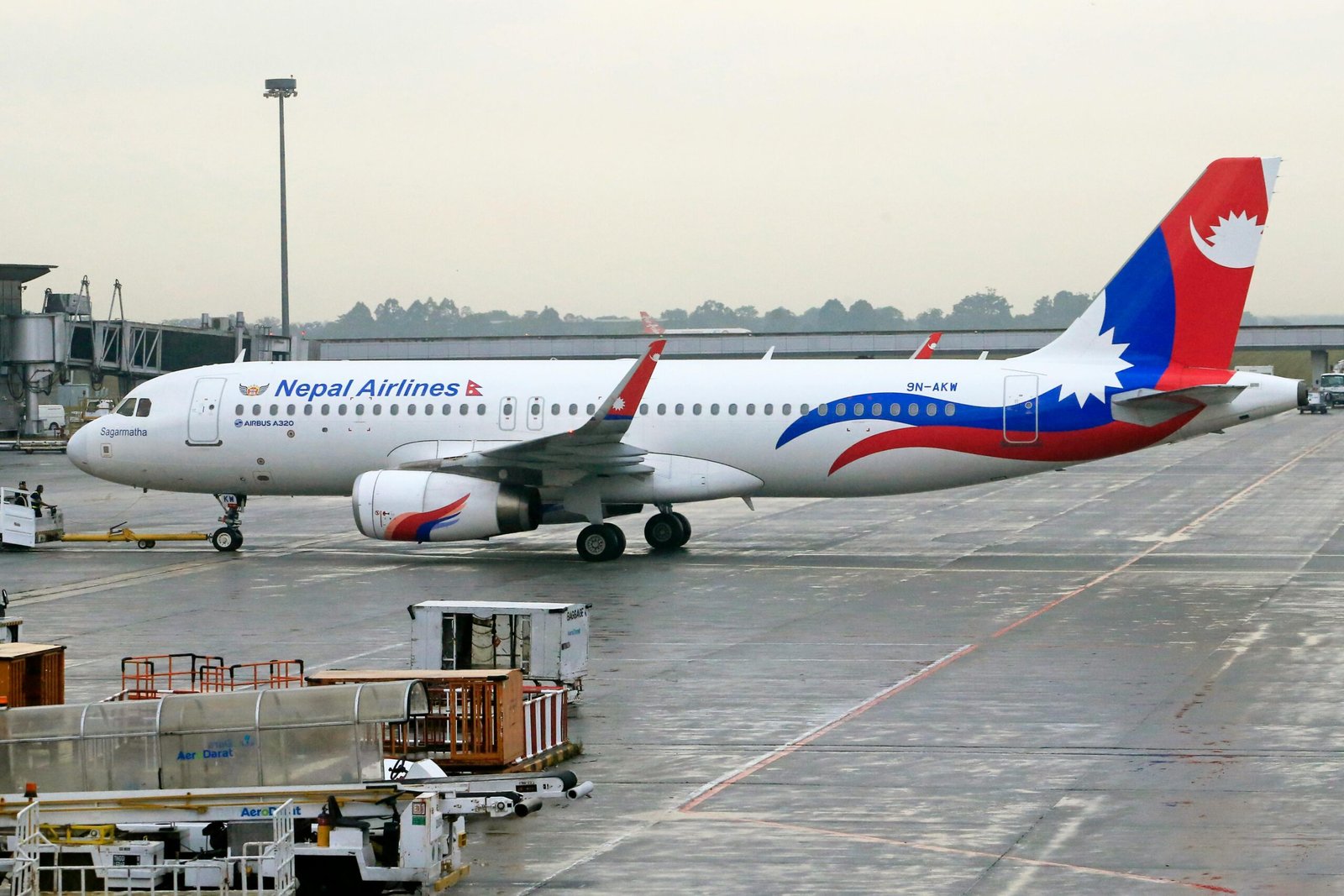 Tribhuvan International Airport Kathmandu — where EBC trekkers obtain their Nepal visa on arrival