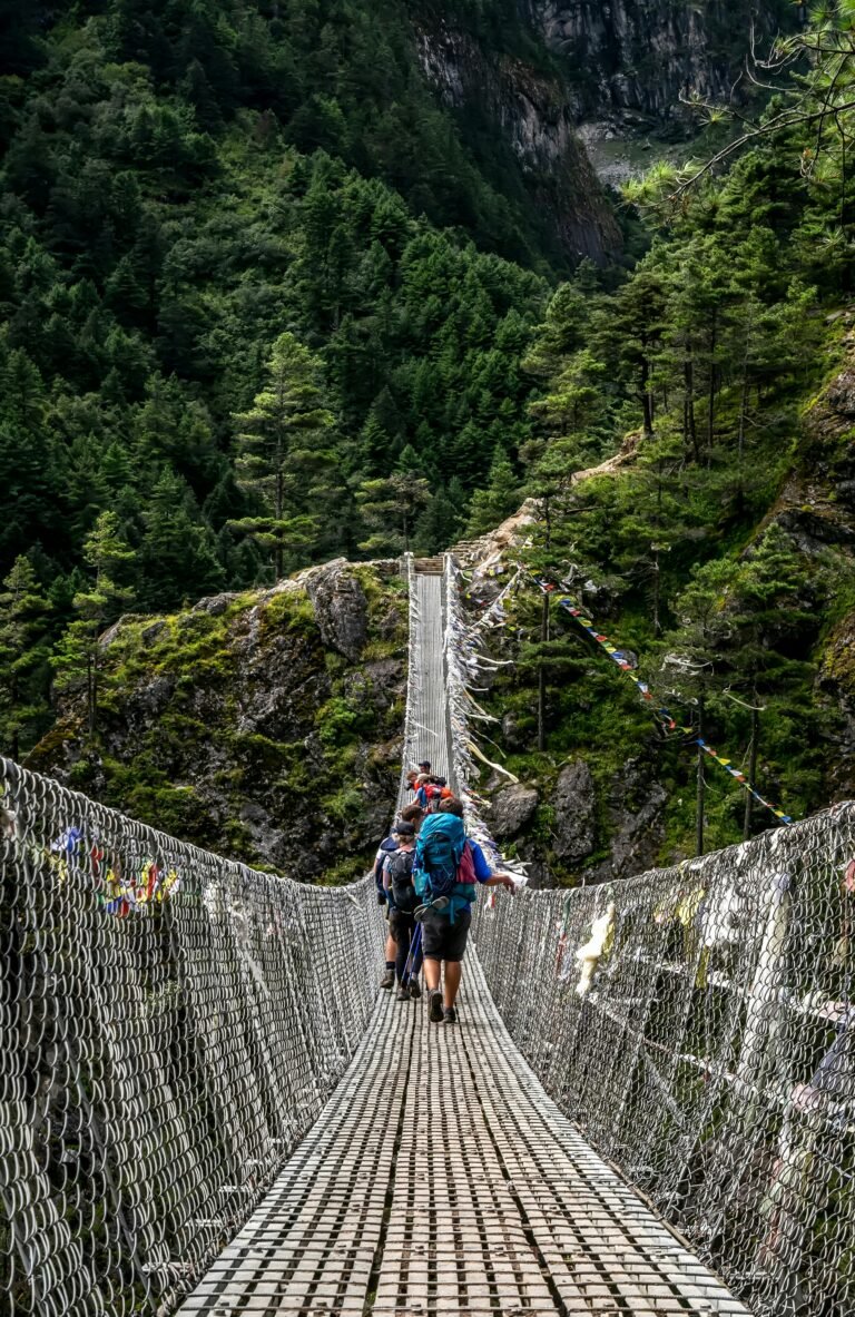 Trekkers on the Everest Base Camp route — Evertrek guided group trek review for the Gokyo Valley route
