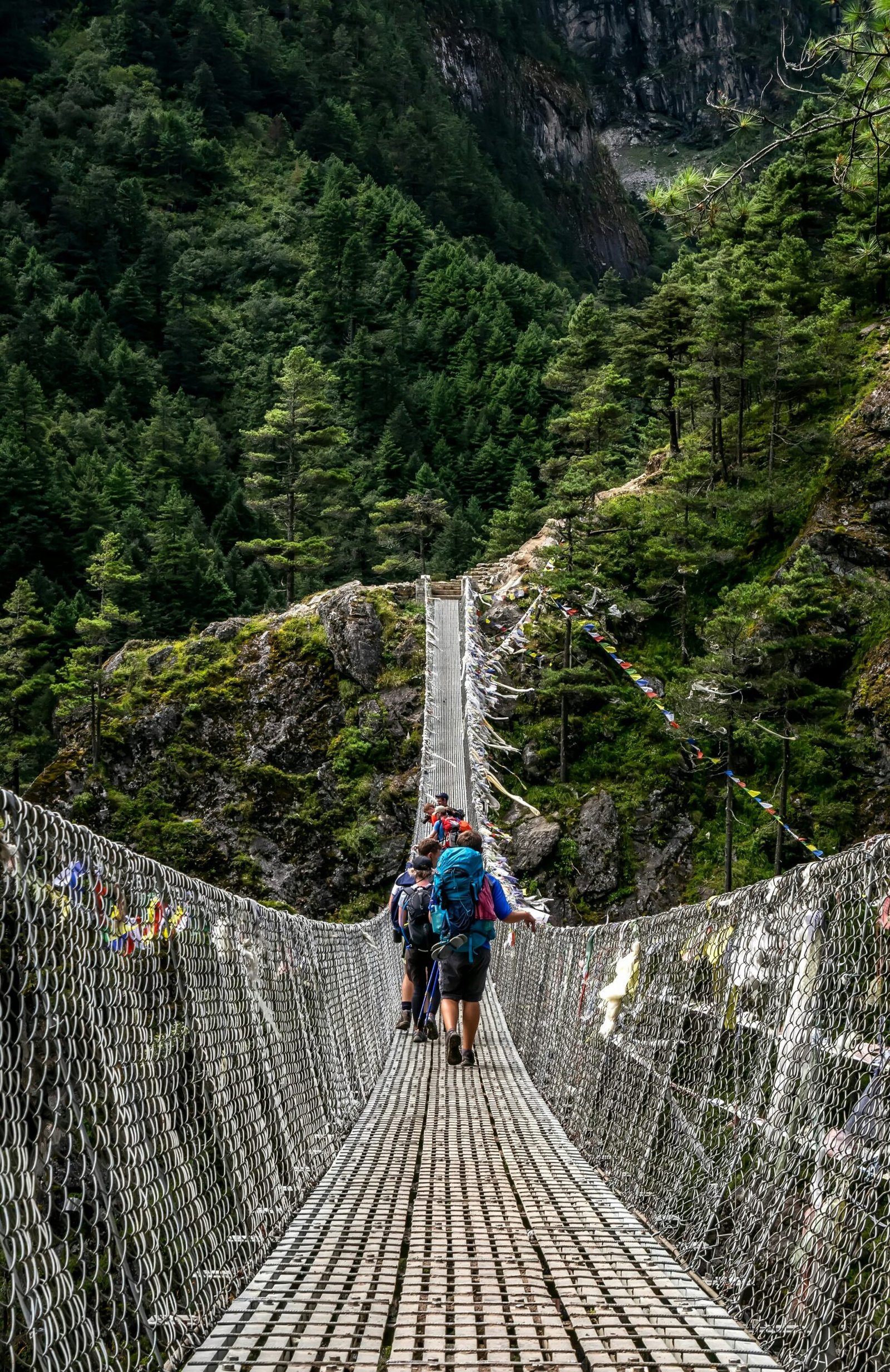 Trekkers on the Everest Base Camp route — Evertrek guided group trek review for the Gokyo Valley route