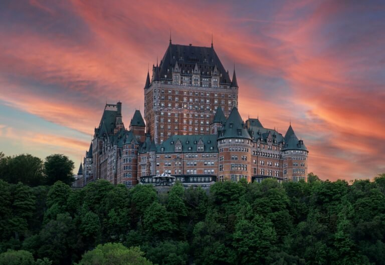 Château Frontenac overlooking Old Quebec City — the starting point of our Eastern Canada cities road trip through Quebec, Montreal, Ottawa, Toronto and Niagara
