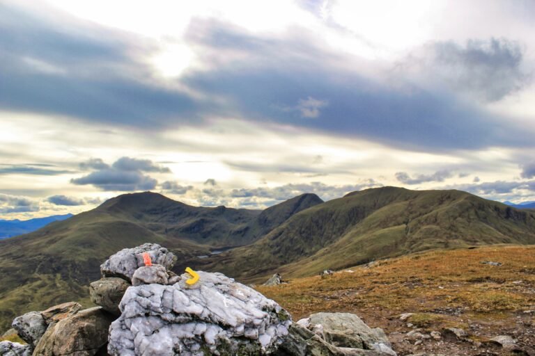 Jelly baby and snake on the Lawers range — Munro bagging in the Scottish Highlands as preparation for Everest Base Camp