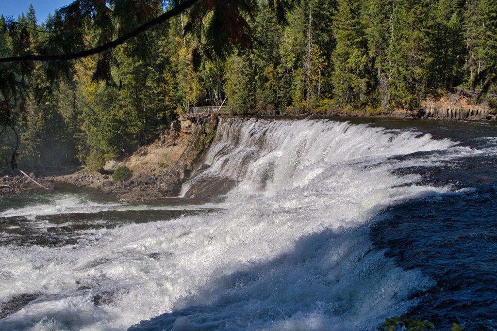 Dawson Falls in Wells Gray Provincial Park, British Columbia
